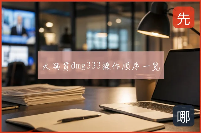 大满贯dmg333操作顺序一览